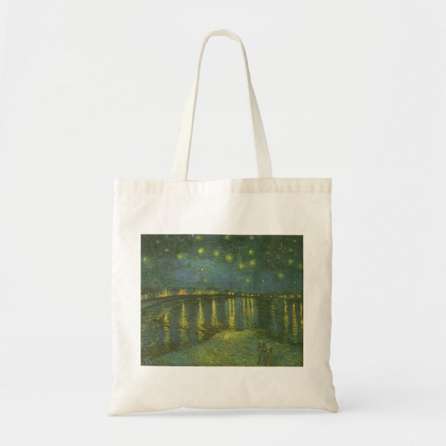 Vincent van Gogh - Starry Night Over the Rhone Tote Bag (Front)