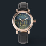 Vincent van Gogh | Starry Night Over the Rhone Watch<br><div class="desc">The Starry Night,  1888 | by Vincent van Gogh | Art Location: Musee d'Orsay,  Paris,  France | Dutch Artist | Image Collection Number: XIR60960</div>
