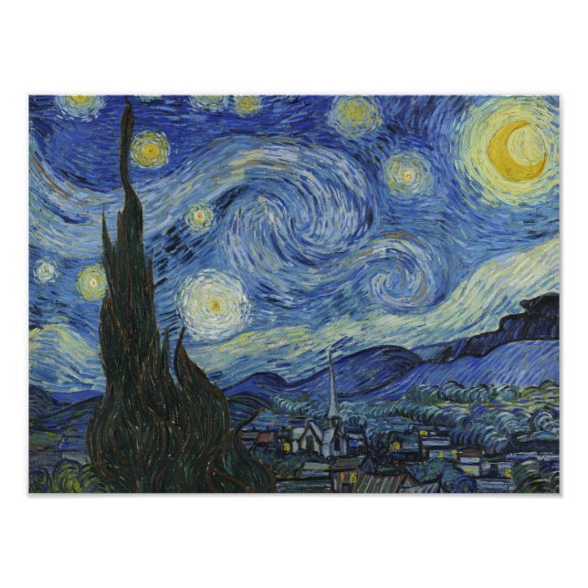 Vincent van Gogh - Starry Night Photo Print (Front)