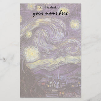 Vincent van Gogh - Starry Night Stationery
