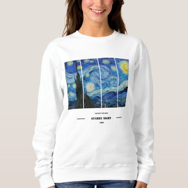 Vincent Van Gogh Starry Night Sweatshirt  (Front)