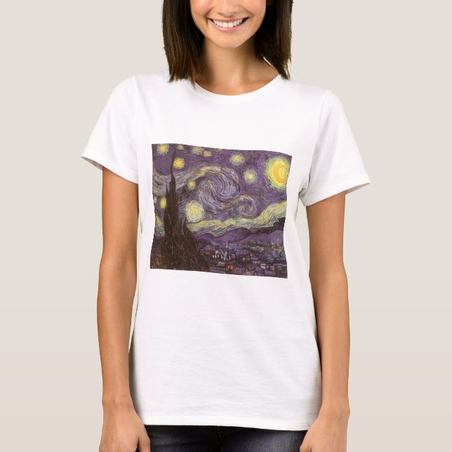 Vincent van Gogh - Starry Night T-Shirt (Front)