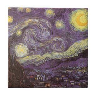 Vincent van Gogh - Starry Night Tile