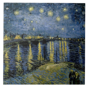Vincent van Gogh - Starry Night Tile