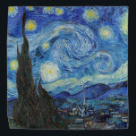 Vincent Van Gogh Starry Night Vintage Fine Art Bandana<br><div class="desc">Vincent Van Gogh Starry Night Vintage Fine Art Bandanna</div>