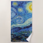 Vincent Van Gogh Starry Night Vintage Fine Art Beach Towel<br><div class="desc">Vincent Van Gogh Starry Night Vintage Fine Art Beach Towel</div>