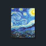 Vincent Van Gogh Starry Night Vintage Fine Art Canvas Print<br><div class="desc">Vincent Van Gogh Starry Night Vintage Fine Art Canvas Print</div>
