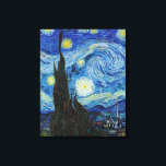Vincent Van Gogh Starry Night Vintage Fine Art Canvas Print<br><div class="desc">Vincent Van Gogh Starry Night Vintage Fine Art Canvas Print</div>