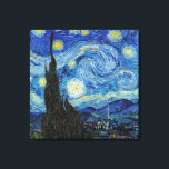 Vincent Van Gogh Starry Night Vintage Fine Art Canvas Print<br><div class="desc">Vincent Van Gogh Starry Night Vintage Fine Art Canvas Print</div>