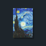 Vincent Van Gogh Starry Night Vintage Fine Art Canvas Print<br><div class="desc">Vincent Van Gogh Starry Night Vintage Fine Art Canvas Print</div>