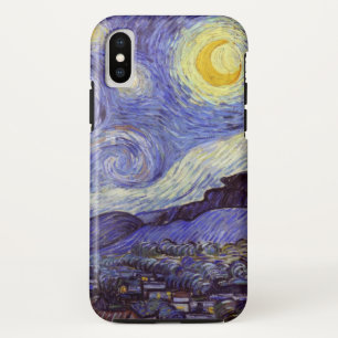 Vincent Van Gogh Starry Night Vintage Fine Art iPhone X Case