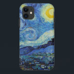 Vincent Van Gogh Starry Night Vintage Fine Art iPhone 11 Case<br><div class="desc">Vincent Van Gogh Starry Night Vintage Fine Art Phone Case</div>