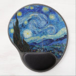 Vincent Van Gogh Starry Night Vintage Fine Art Gel Mouse Mat<br><div class="desc">Vincent Van Gogh Starry Night Vintage Fine Art Mouse Pad</div>