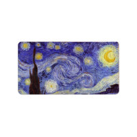 Vincent Van Gogh Starry Night Vintage Fine Art
