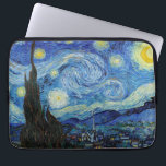 Vincent Van Gogh Starry Night Vintage Fine Art Laptop Sleeve<br><div class="desc">Vincent Van Gogh Starry Night Vintage Fine Art Laptop Sleeve</div>