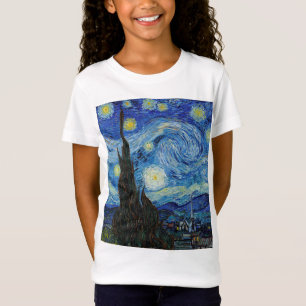 Vincent Van Gogh Starry Night Vintage Fine Art T-Shirt