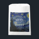 Vincent Van Gogh Starry Night Wedding Favour Bags<br><div class="desc">Wedding favour bags featuring Vincent Van Gogh Starry Night painting.</div>