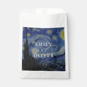 Vincent Van Gogh Starry Night Wedding Favour Bags