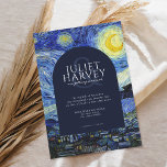 Vincent Van Gogh Starry Night Wedding Invitation<br><div class="desc">Vincent Van Gogh Starry Night Wedding Invitation</div>