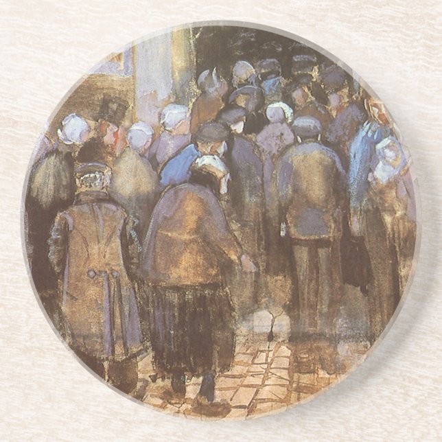 Vincent van Gogh State Lottery Office (Poor Money) Coaster (Front)