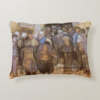Vincent van Gogh State Lottery Office (Poor Money) Decorative Cushion