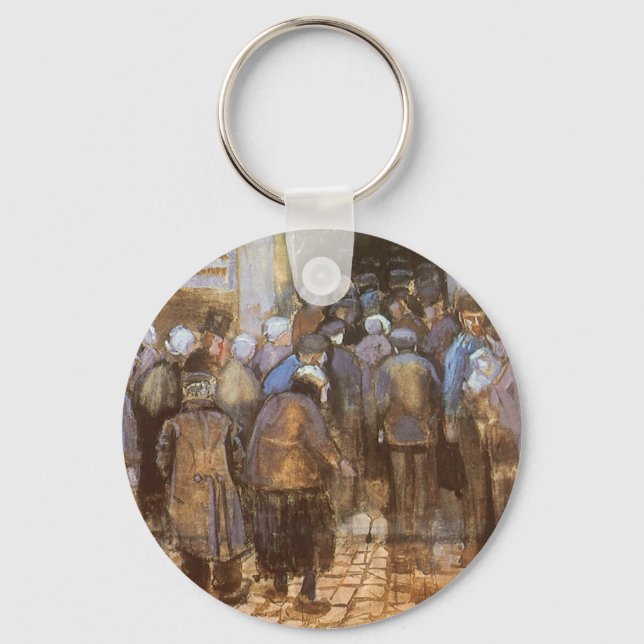 Vincent van Gogh State Lottery Office (Poor Money) Key Ring (Front)