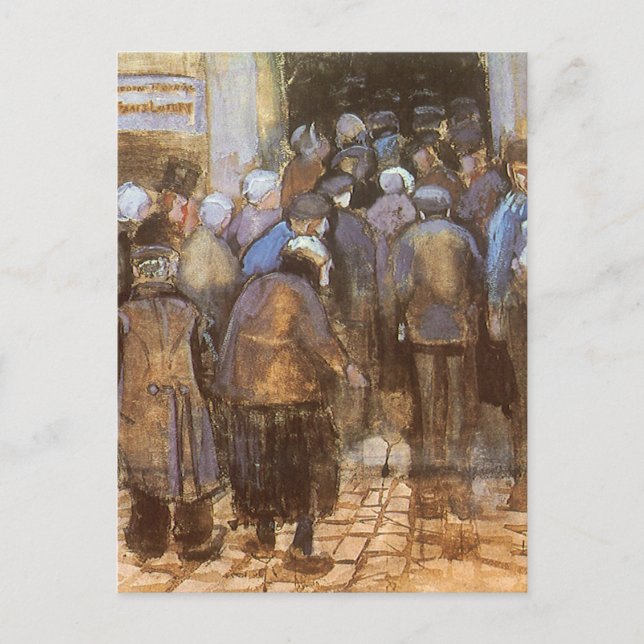 Vincent van Gogh State Lottery Office (Poor Money) Postcard (Front)
