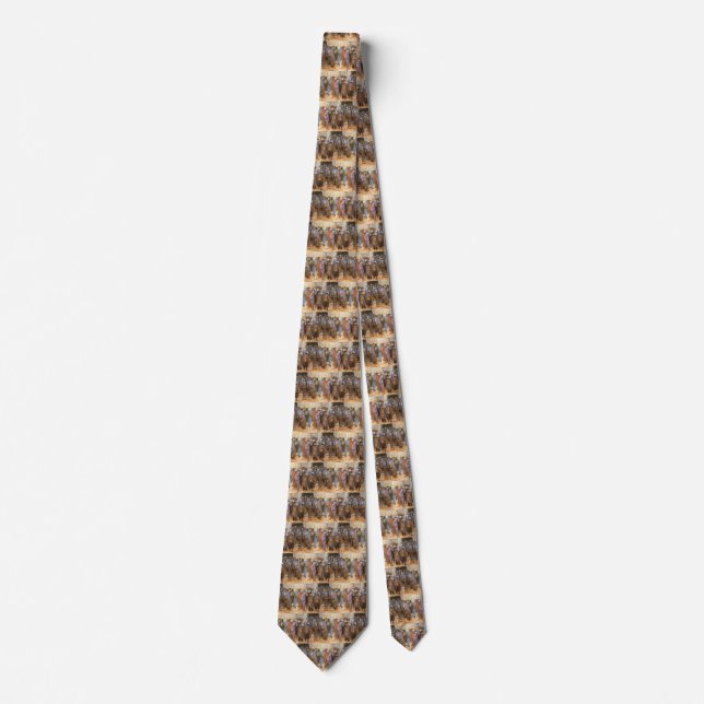 Vincent van Gogh State Lottery Office (Poor Money) Tie (Front)