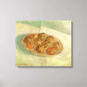 Vincent van Gogh - Still Life Basket of Apples Canvas Print