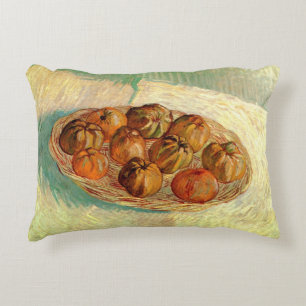 Vincent van Gogh - Still Life Basket of Apples Decorative Cushion