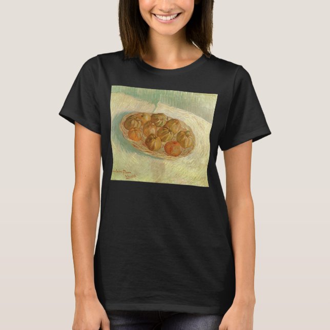 Vincent van Gogh - Still Life Basket of Apples T-Shirt (Front)