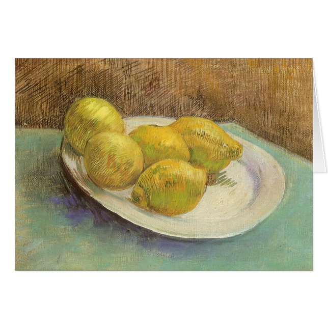 Vincent van Gogh - Still Life Lemons on a Plate (Front Horizontal)