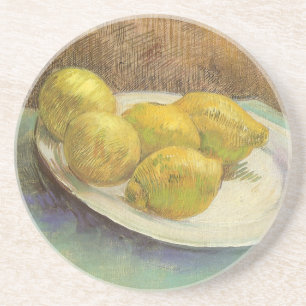 Vincent van Gogh - Still Life Lemons on a Plate Coaster