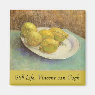 Vincent van Gogh - Still Life Lemons on a Plate Magnet