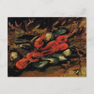 Vincent van Gogh - Still Life Mussels and Shrimp Postcard
