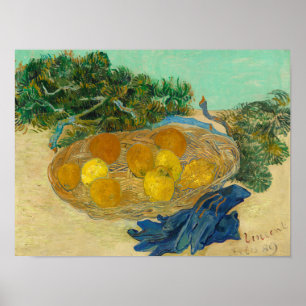 Vincent Van Gogh Still Life of Oranges and Lemon Poster