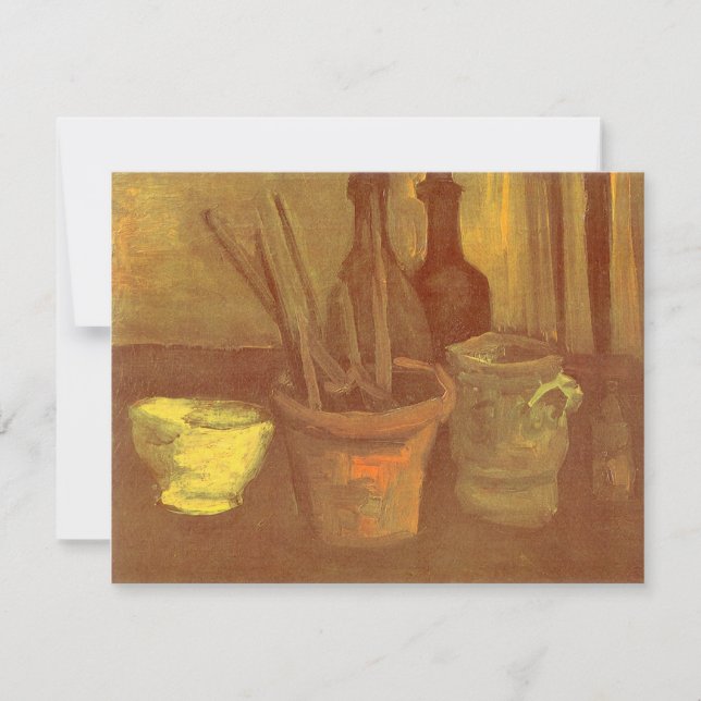Vincent van Gogh - Still Life Paintbrushes in Pot (Front)