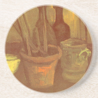 Vincent van Gogh - Still Life Paintbrushes in Pot Coaster