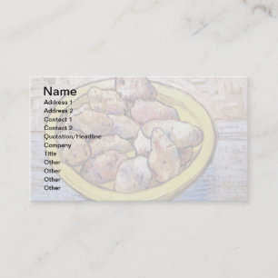 Vincent Van Gogh - Still Life Potatoes Fine Art Business Card