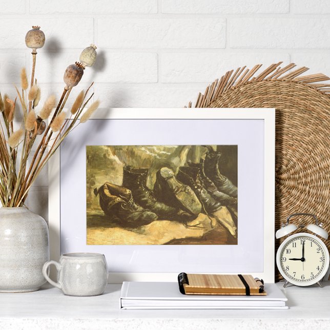 Vincent van Gogh - Still Life Three Pairs of Shoes Poster (Creator Uploaded)