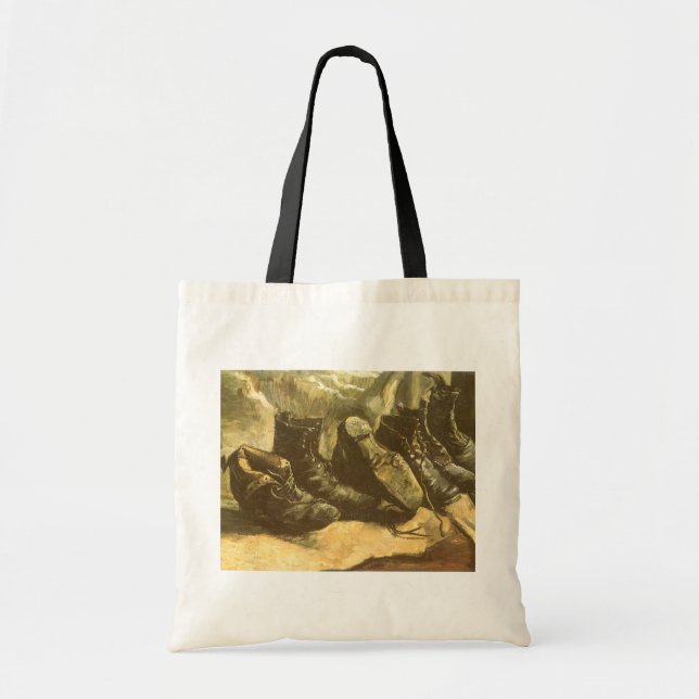 Vincent van Gogh - Still Life Three Pairs of Shoes Tote Bag (Front)