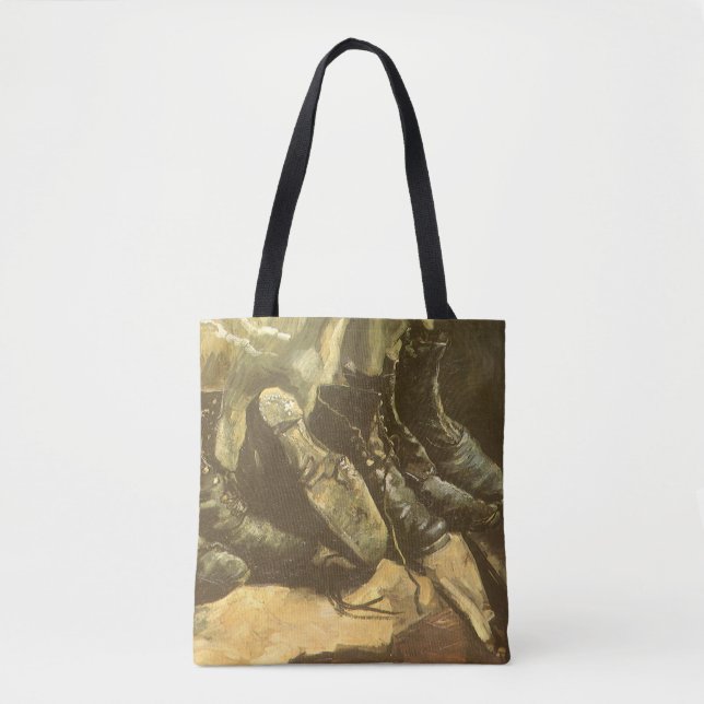 Vincent van Gogh - Still Life Three Pairs of Shoes Tote Bag (Front)