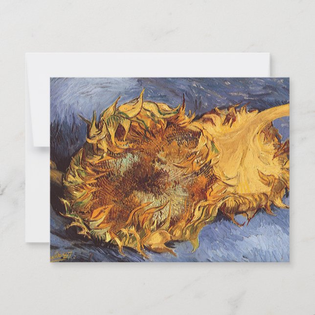 Vincent van Gogh - Still Life: Two Cut Sunflowers (Front)