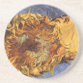 Vincent van Gogh - Still Life: Two Cut Sunflowers Coaster