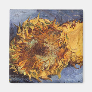 Vincent van Gogh - Still Life: Two Cut Sunflowers Magnet
