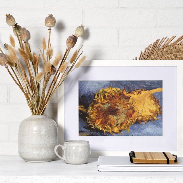Vincent van Gogh - Still Life: Two Cut Sunflowers Poster (Creator Uploaded)