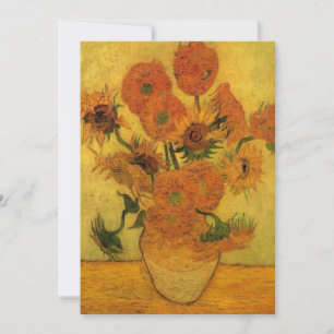 Vincent van Gogh Still Life Vase w 15 Sunflowers
