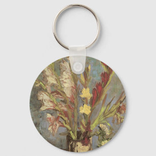 Vincent van Gogh - Still Life Vase with Gladioli Key Ring