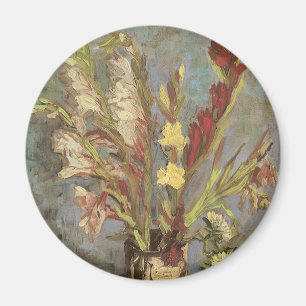 Vincent van Gogh - Still Life Vase with Gladioli Magnet