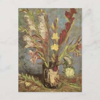 Vincent van Gogh - Still Life Vase with Gladioli Postcard